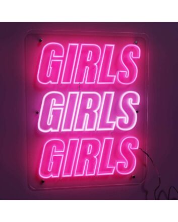 Girls Girls Girls Neon Sign Home Decor