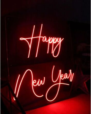 Happg New Year Neon Sign Wall Sign