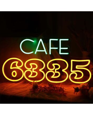 Cafe 6335 Neon Sign