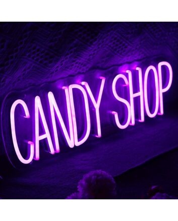 Candy Shop Neon Sign
