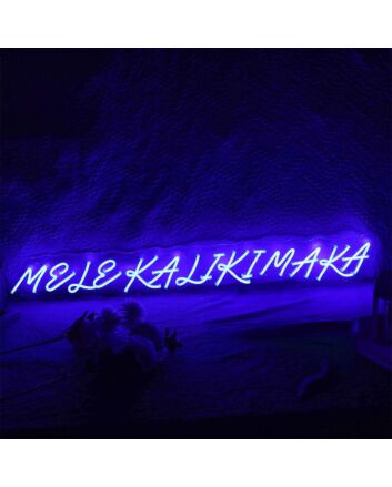 Melekalikimaka Neon Sign