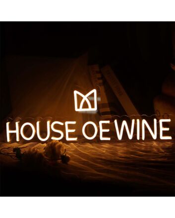House of Wine Neon Sign