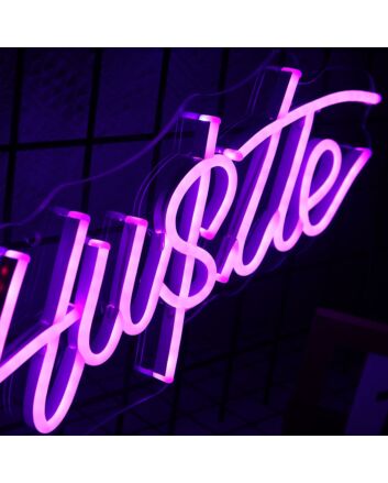 Hustle Neon Sign