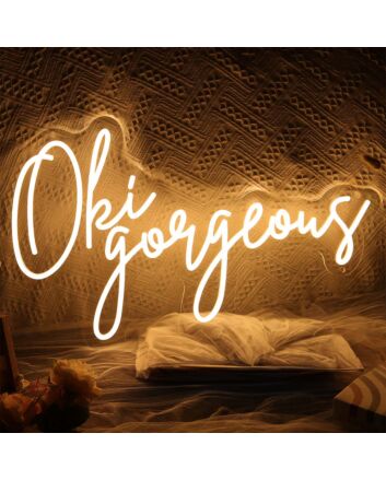 Oki Goageous Neon Sign