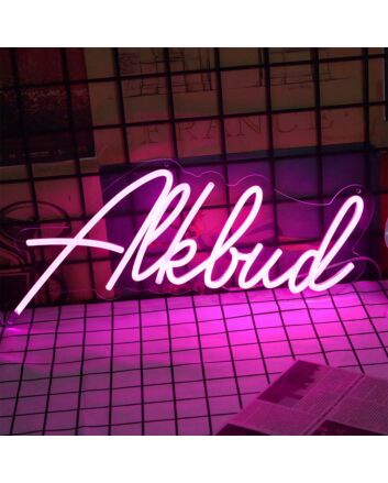 Alklud Neon Sign