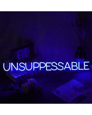 Unsuppessable Neon Sign