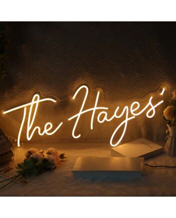 The Hayes Neon Sign
