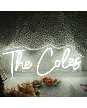 The Coles Neon Sign