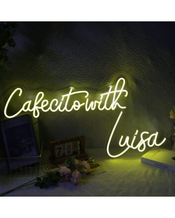 Cakecitowilk Luisa Neon Sign