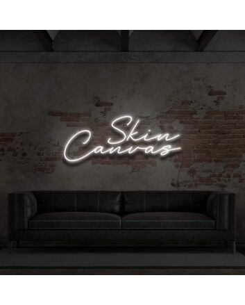 Skin Canvas For Tattoo Studio Neon Sign