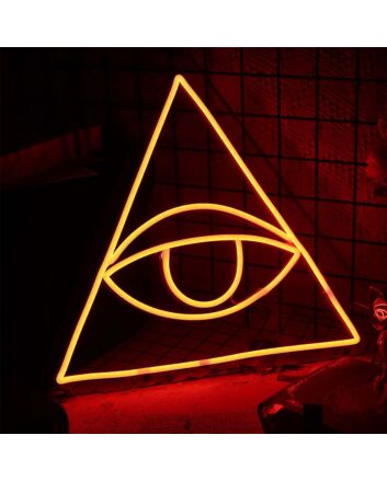 All Seeing Eye Neon Sign