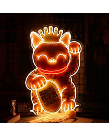 Lucky Cat Neon Sign