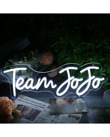Team Jojo Neon Sign
