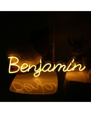 Benjamin Neon Sign