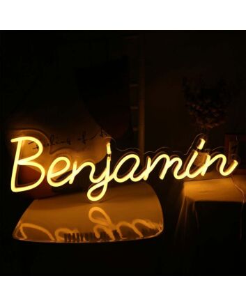 Benjamin Neon Sign
