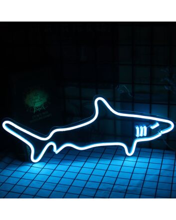 Great White Shark Neon Sign