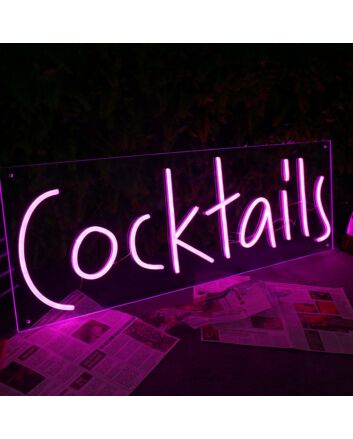 Cocktails Neon Sign