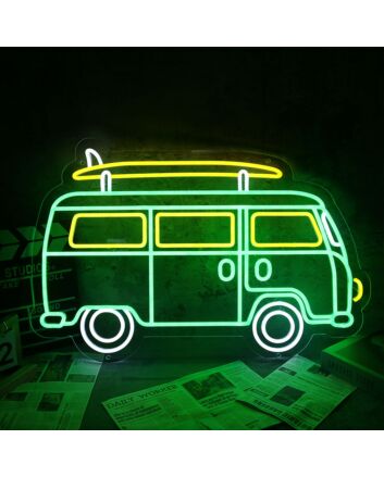 Green Van Neon LED Sign
