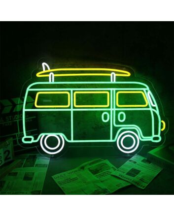 Green Van Neon LED Sign
