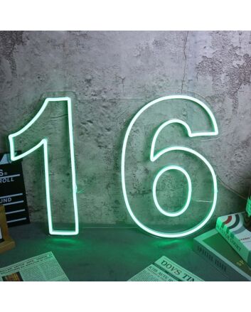 NO 16 Neon Sign