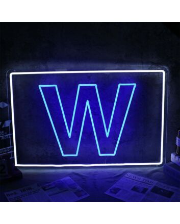 W Neon Sign