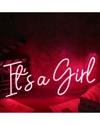 It Is A Girl Neon Sign