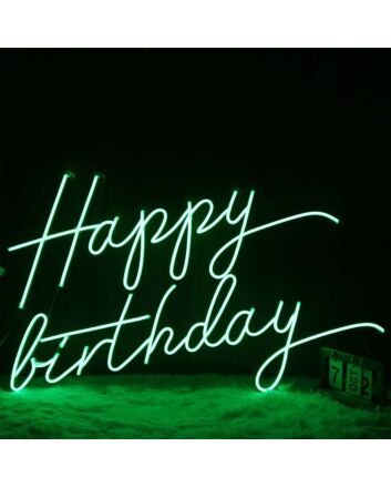 Happy Birthday Neon LED Sign