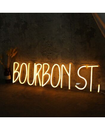 BOURBON ST Neon Sign