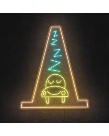 Sleepy Cone LED Neon Sign
