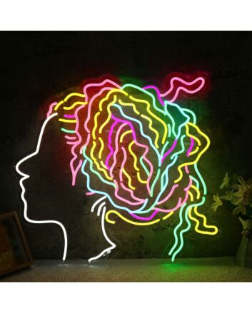 Colorful Brainstorming Neon Sign