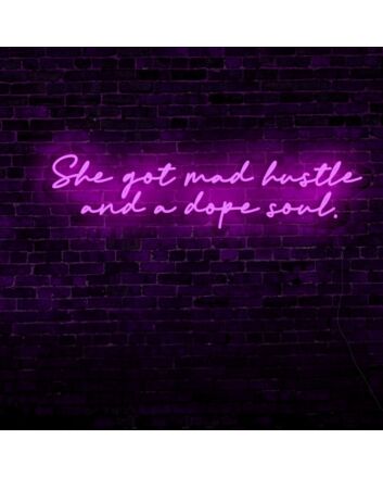 She&#039;s Got Mad Hustle LED Neon Sign
