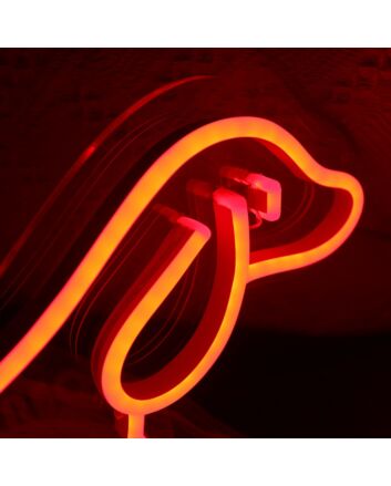 Sausage Dog Red Neon Sign