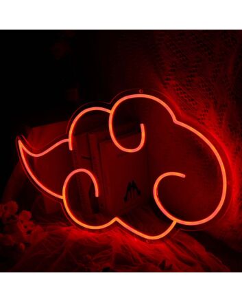 Buny Cloud Red Neon Sign