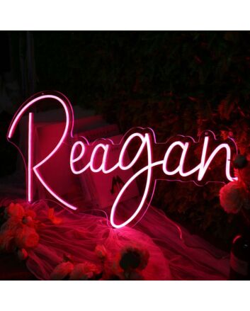 Reagan Red Neon Sign