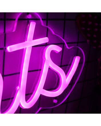 Night Pink Neon LED Sign