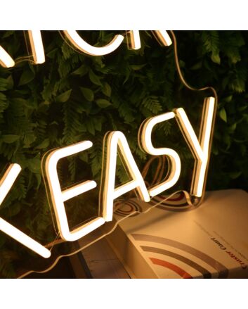 HERRICK SPEAK EASY Yellow Neon Sign