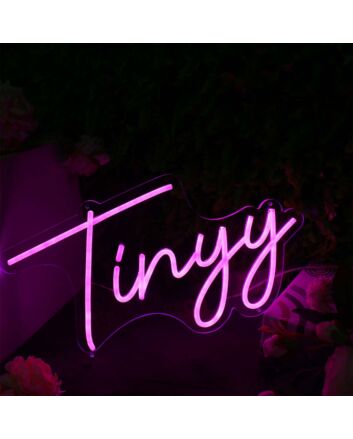 Tinyy Pink Neon Sign