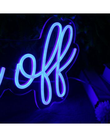 Fuck Off Blue Neon LED Sign