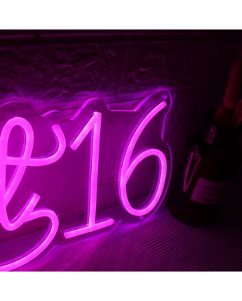 Sweet 16 Pink Neon Sign