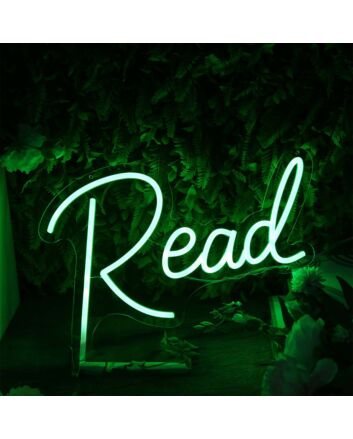 Read Green Neon sign