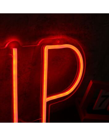 VIP Red Custom Neon Sign