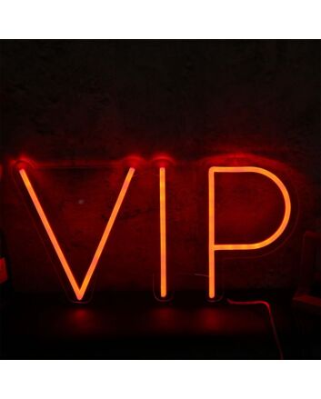 VIP Red Custom Neon Sign