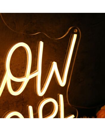 You Glow Girl Yellow Neon Sign