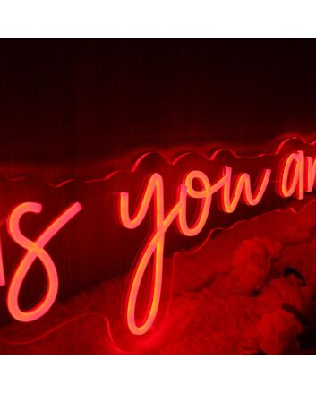 Come As You Are Red Neon Sign