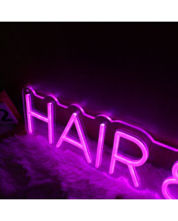Hair And Perm Pink Neon Sign