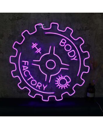 Body Factory Purplr Neon Sign