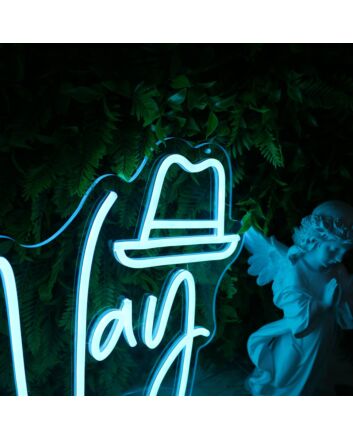 My Way Blue Custom Neon Sign