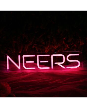 Neers Red Custom Neon Sign