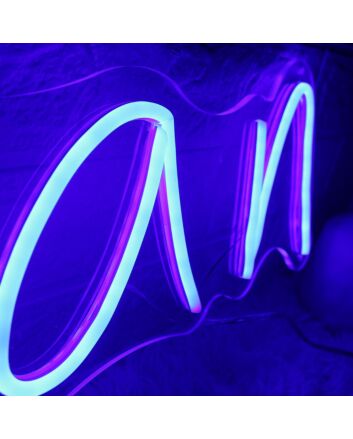 Logan Blue Custom Neon Sign