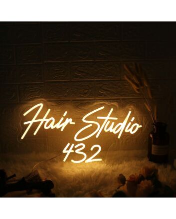 Hair Studio 432 Neon Sign